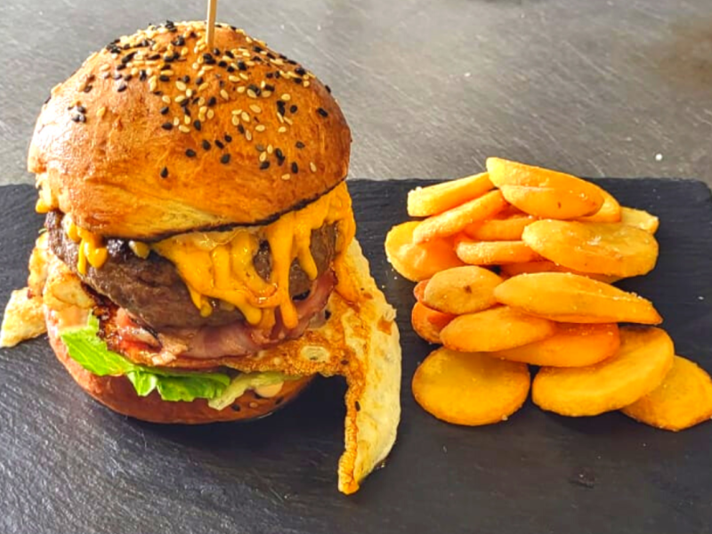 Original salads and the best burger in August!